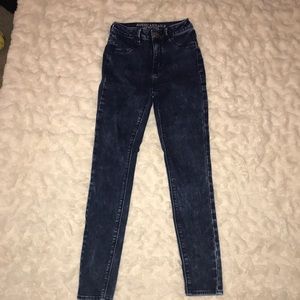Dark wash American Eagle outfitters jeans.